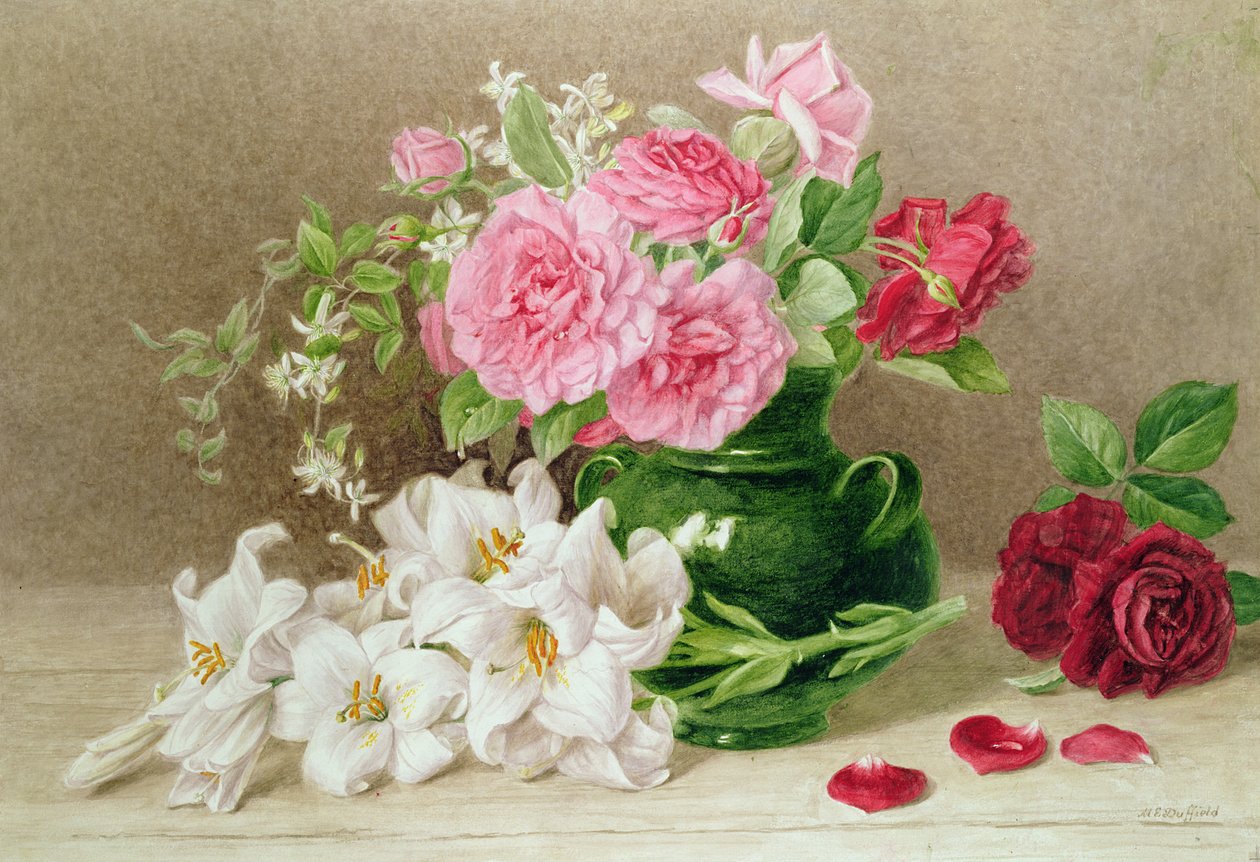 Rosas y lirios de Mary Elizabeth Duffield