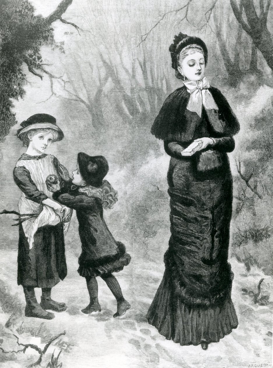 Un buen samaritano, ilustración de 