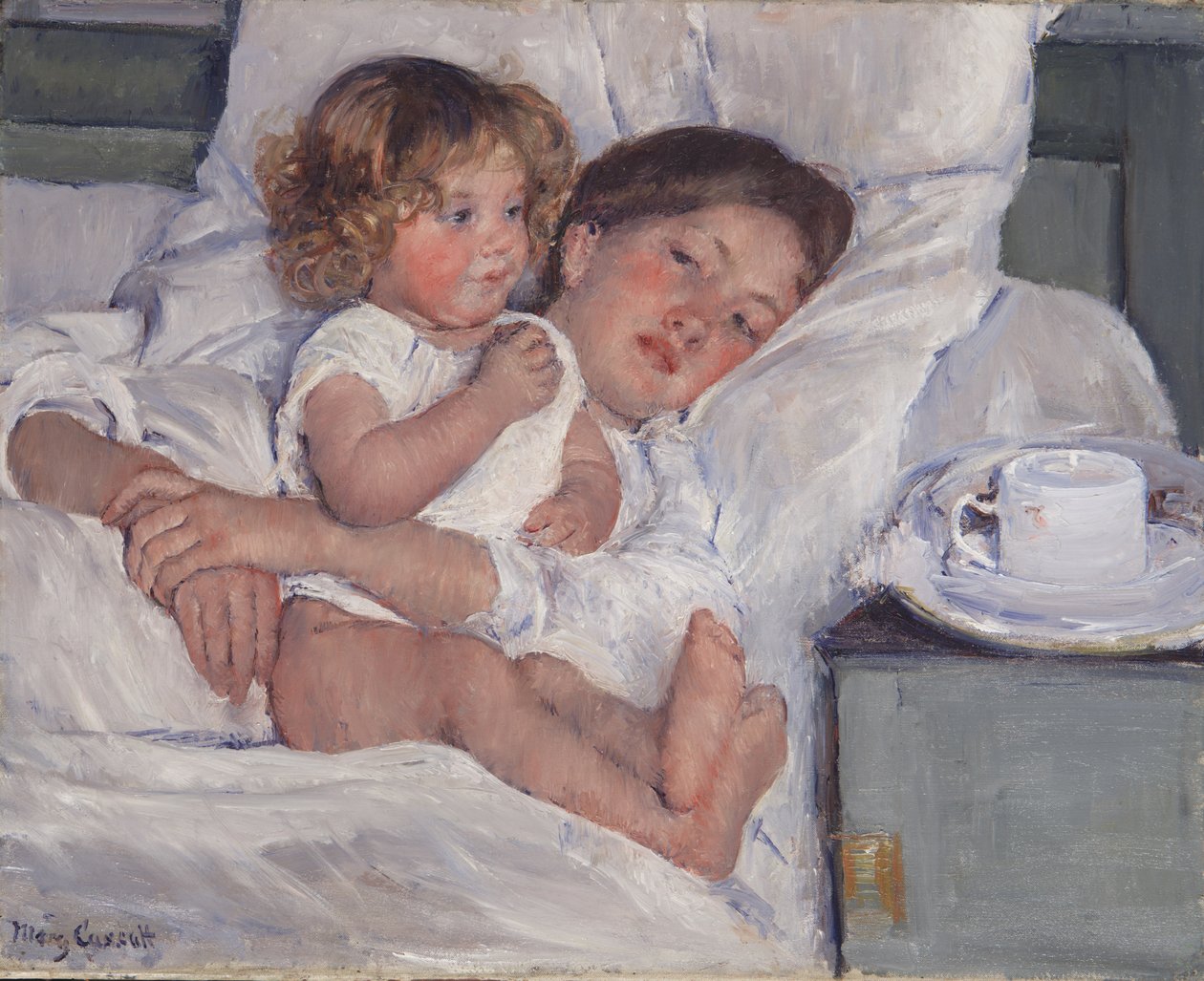 Desayuno en la Cama, 1897 de Mary Cassatt
