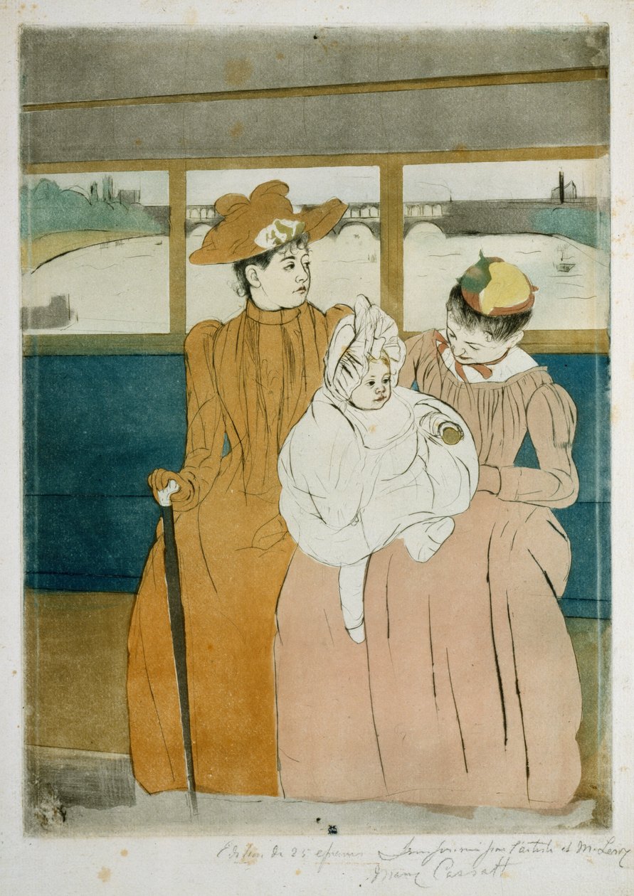 En el Ómnibus de Mary Cassatt