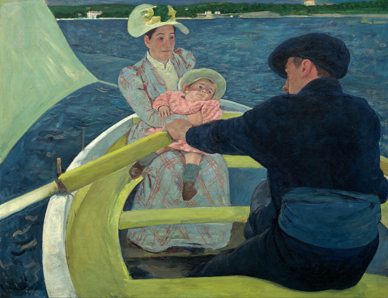 La fiesta en el barco de Mary Cassatt