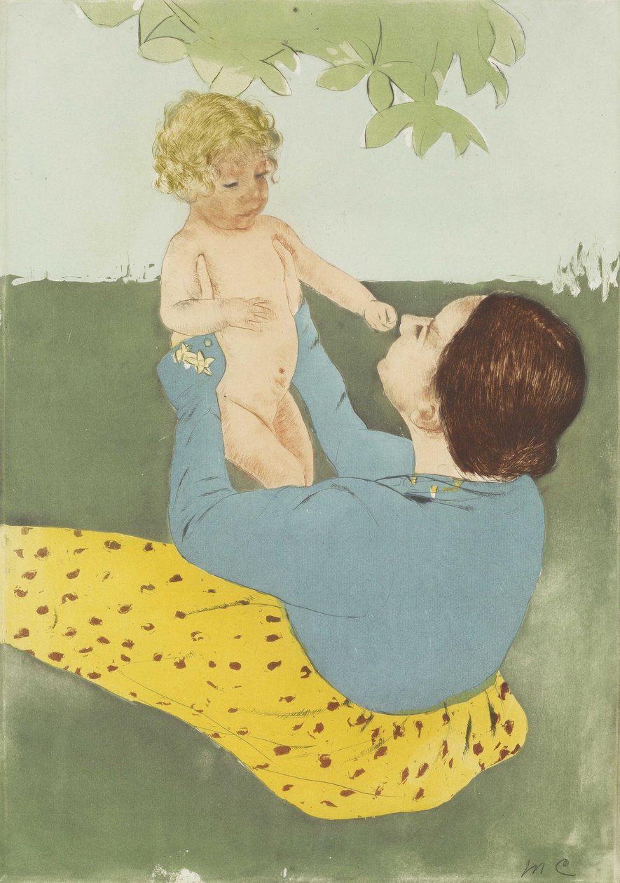 Bajo el castaño de Indias de Mary Cassatt