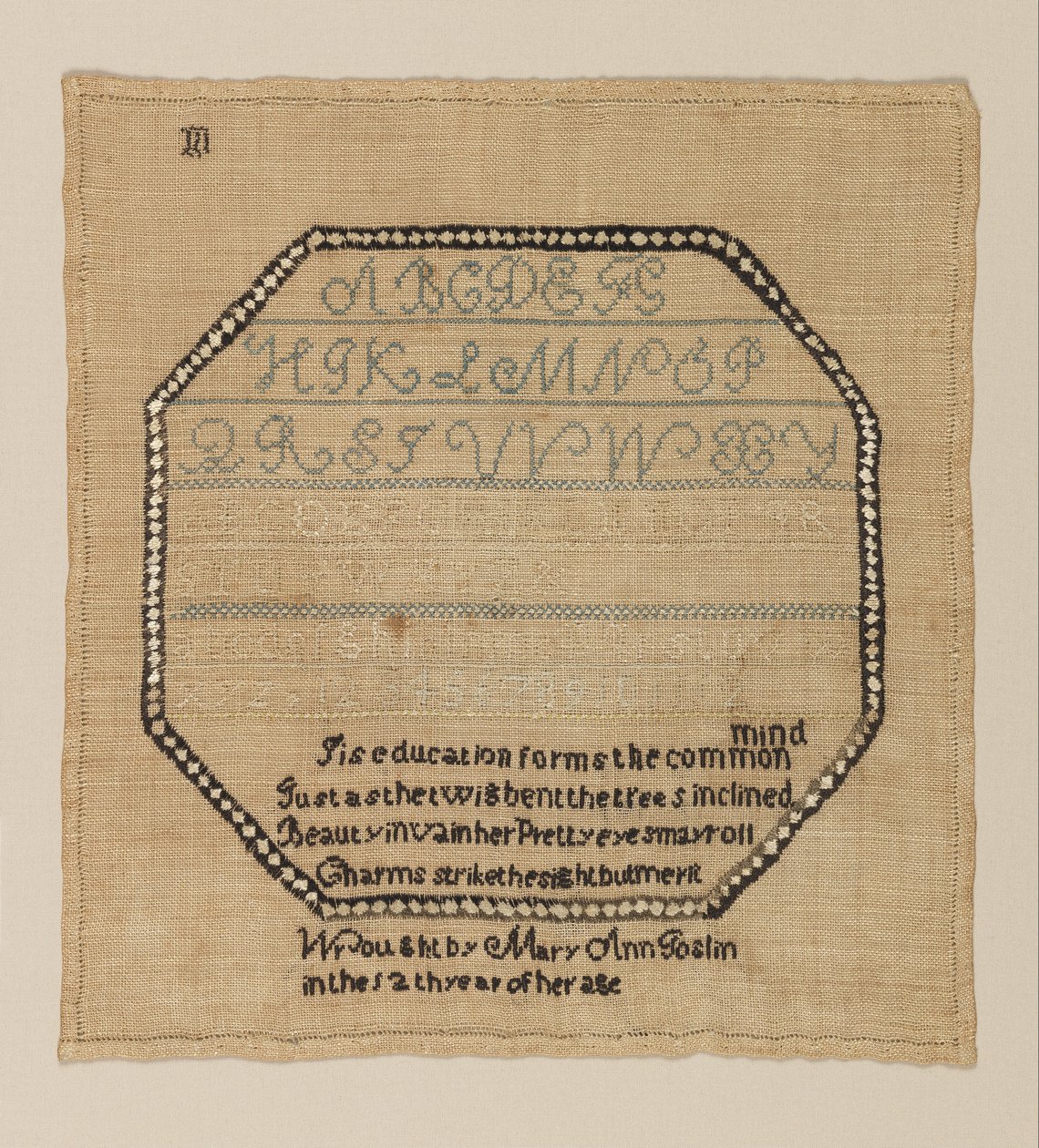 Muestrario de Mary Ann Goslin