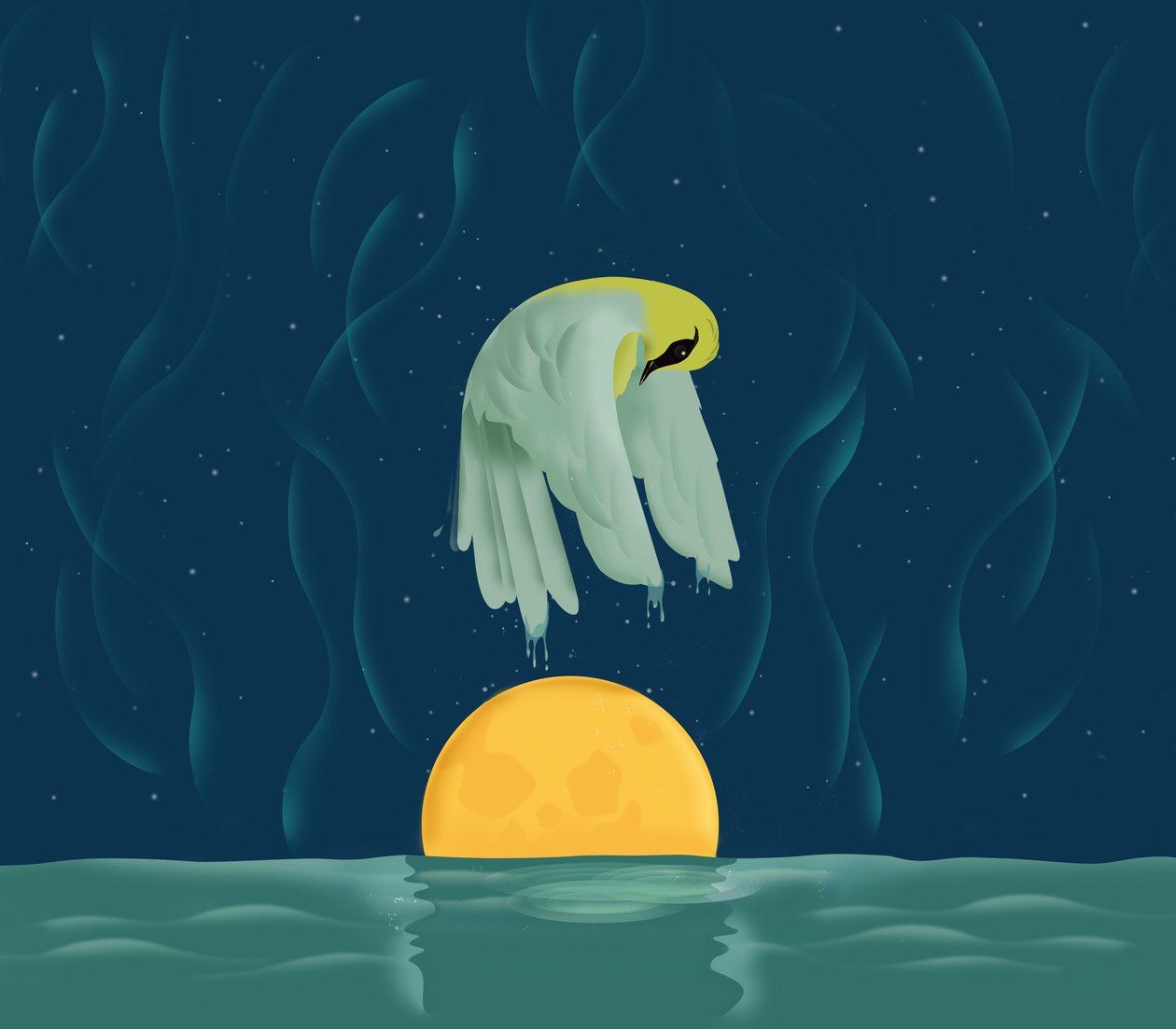 Nado nocturno, 2016 (digital) de Mary Ann Smith
