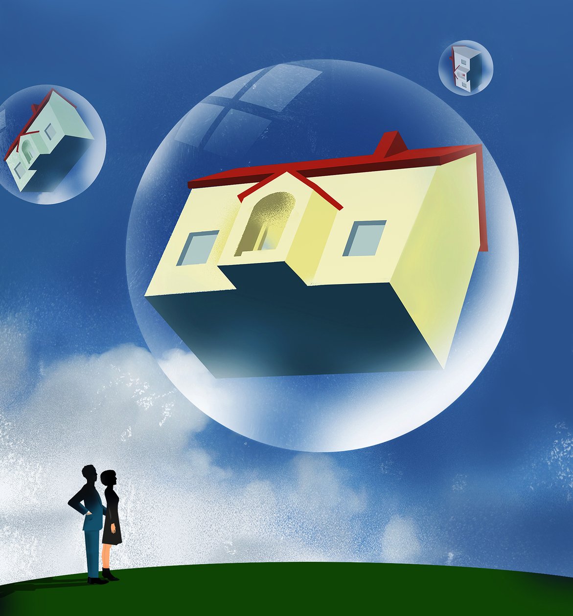 Aumento del precio de la vivienda, 2011 (digital) de Mary Ann Smith