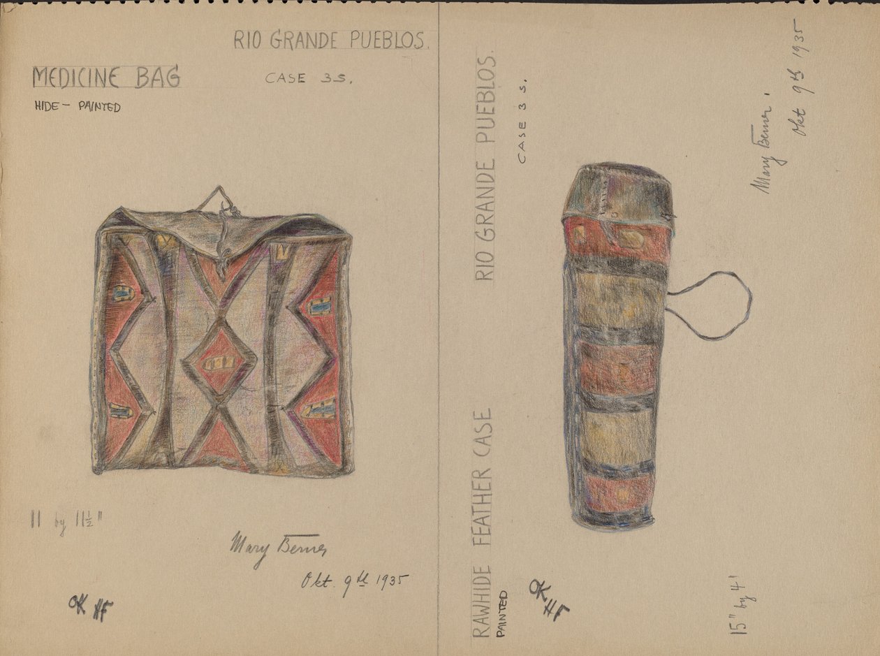 Bolsa de Medicina y Estuche de Plumas de Mary Berner
