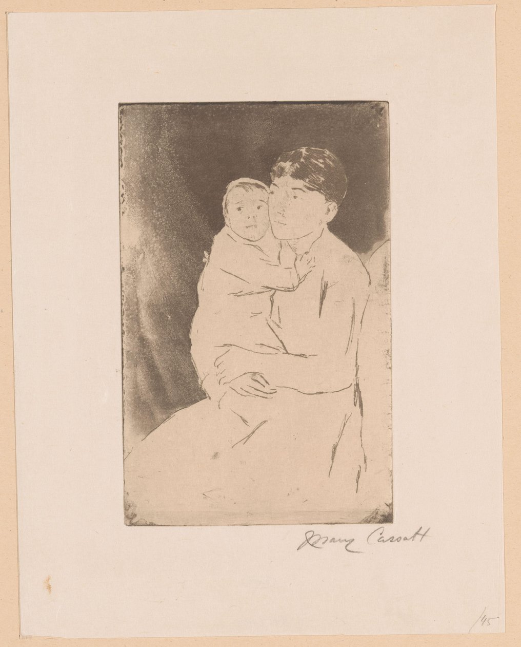 La niñera y el bebé
La enfermera y el bebé Bill
Madre e hijo de Mary Cassatt (signed by artist)