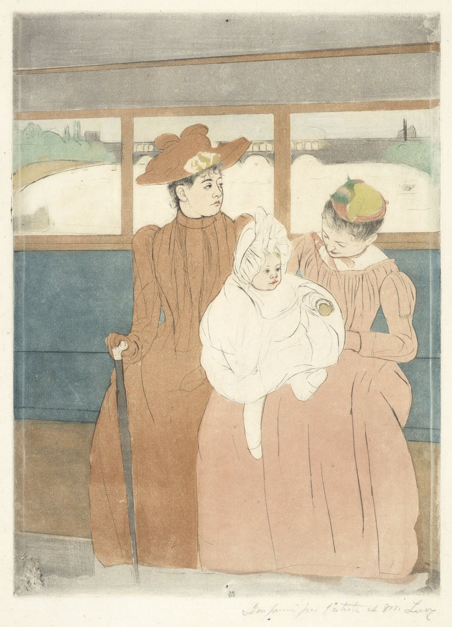 En el autobús de Mary Cassatt