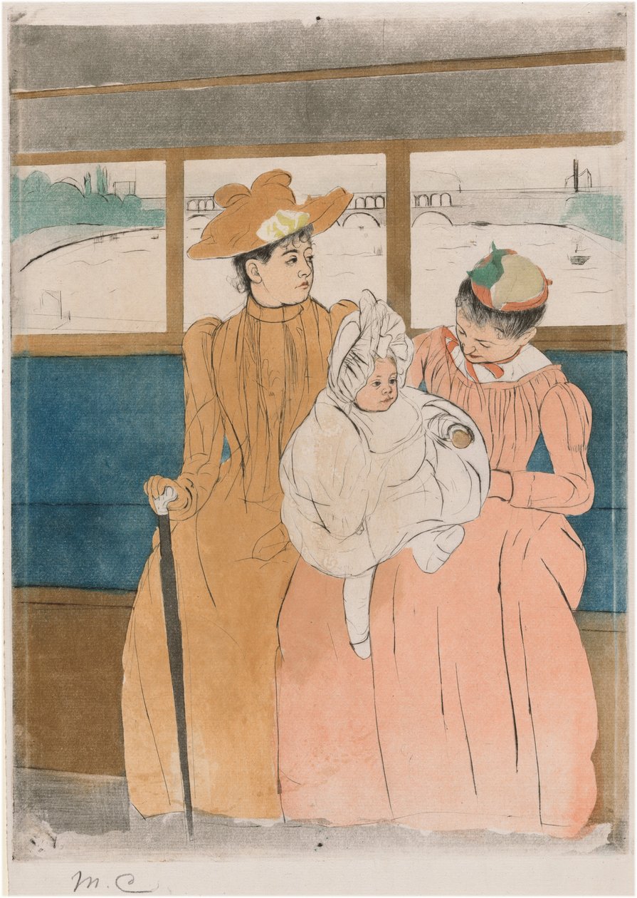 En el autobús de Mary Cassatt