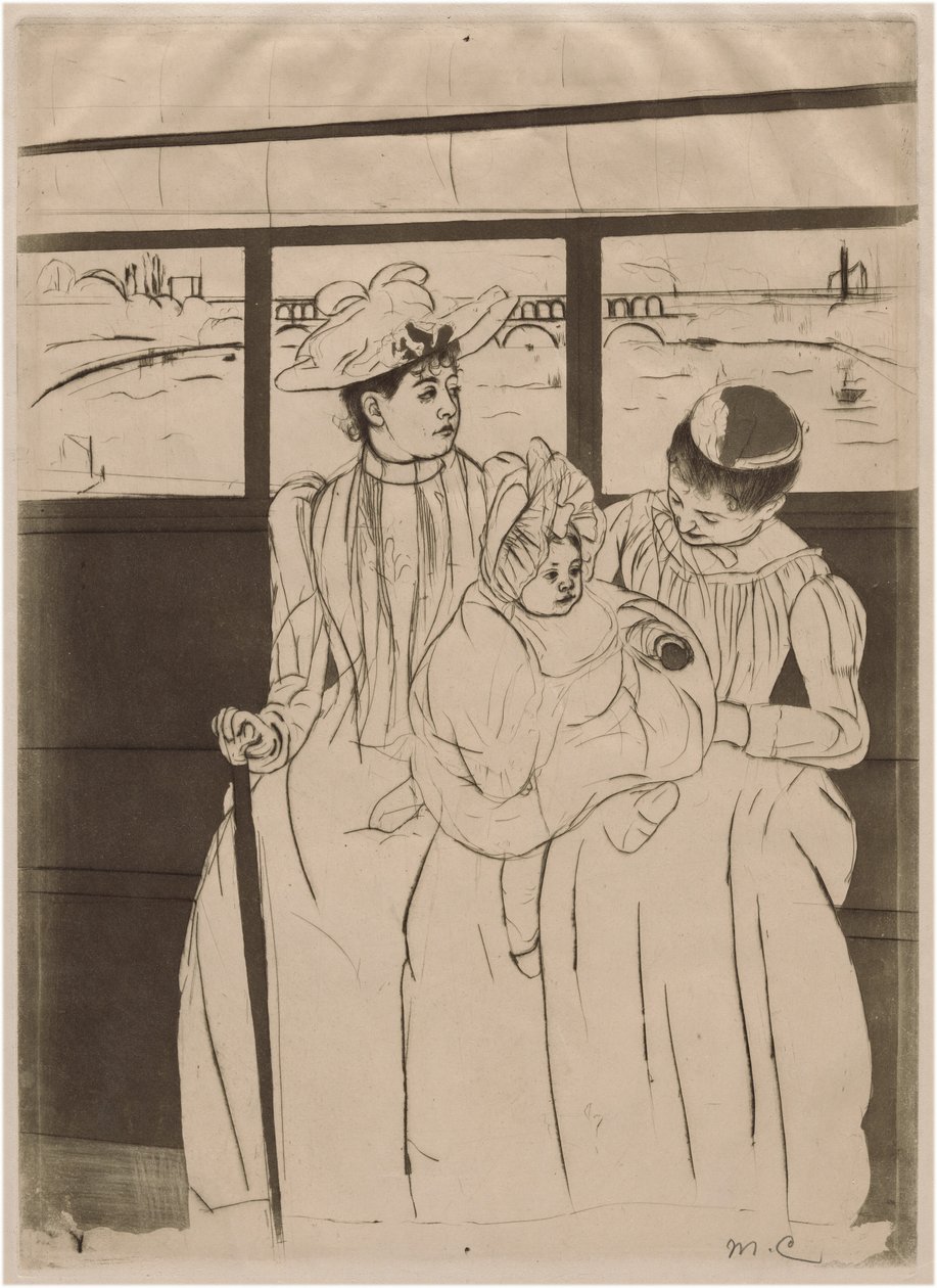 En el ómnibus de Mary Cassatt
