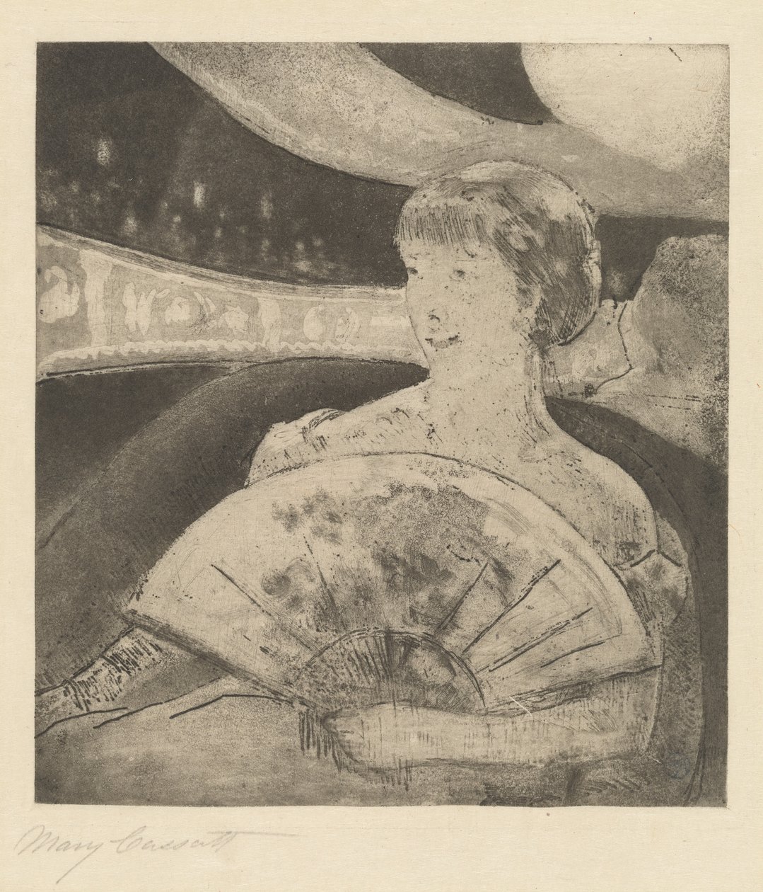 En la caja de la ópera No. 3 de Mary Cassatt