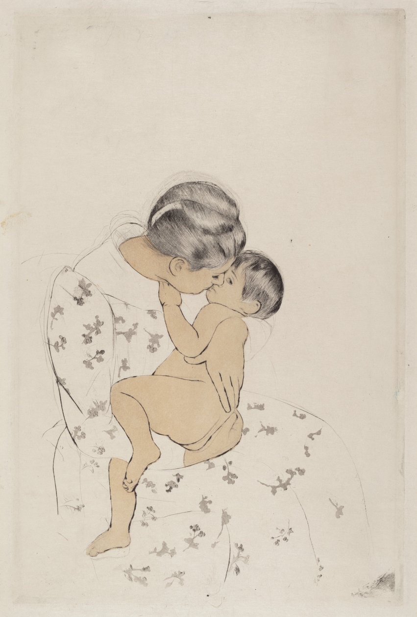 El beso de la madre de Mary Cassatt