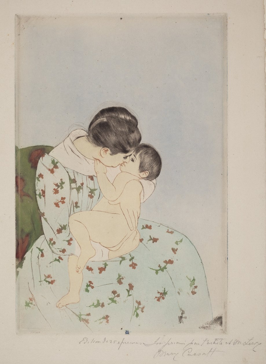 El beso de mamá de Mary Cassatt