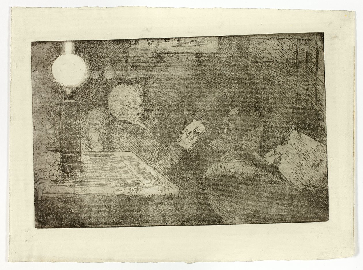 El Sr. y la Sra. Cassatt Leyendo de Mary Cassatt
