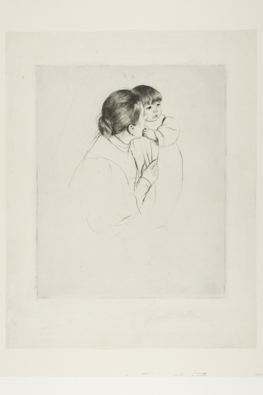 Madre e hijo campesinos de Mary Cassatt