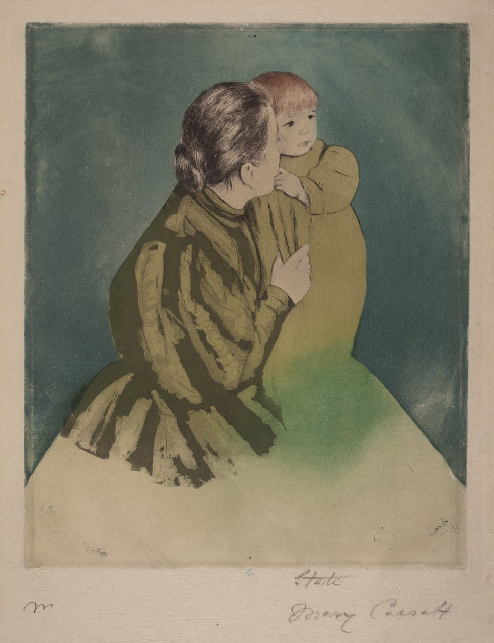 Madre campesina con su hijo de Mary Cassatt