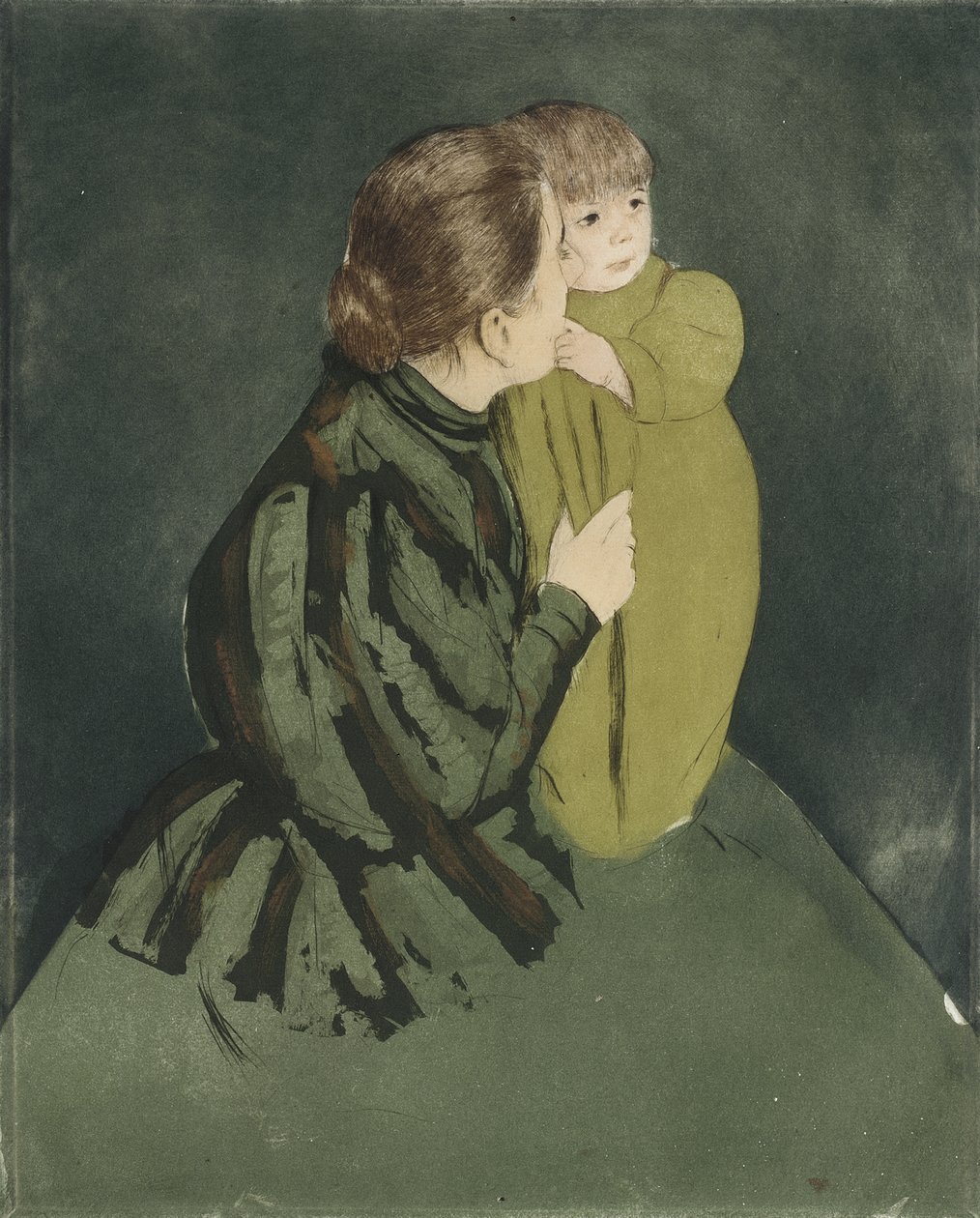 Campesina con niño de Mary Cassatt