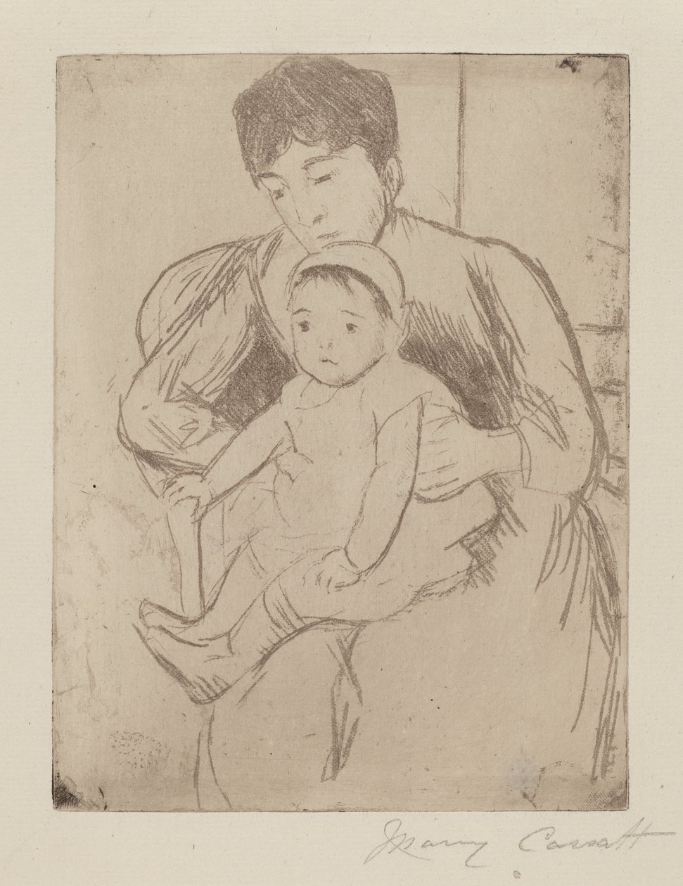 Preparando la cuenta para una salida, c. 1889 de Mary Cassatt