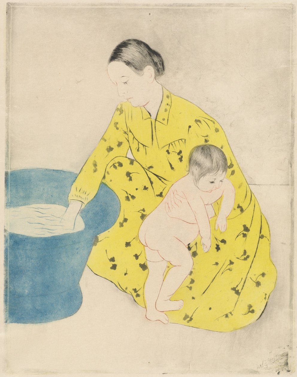 El Baño, 1890-1891 de Mary Cassatt
