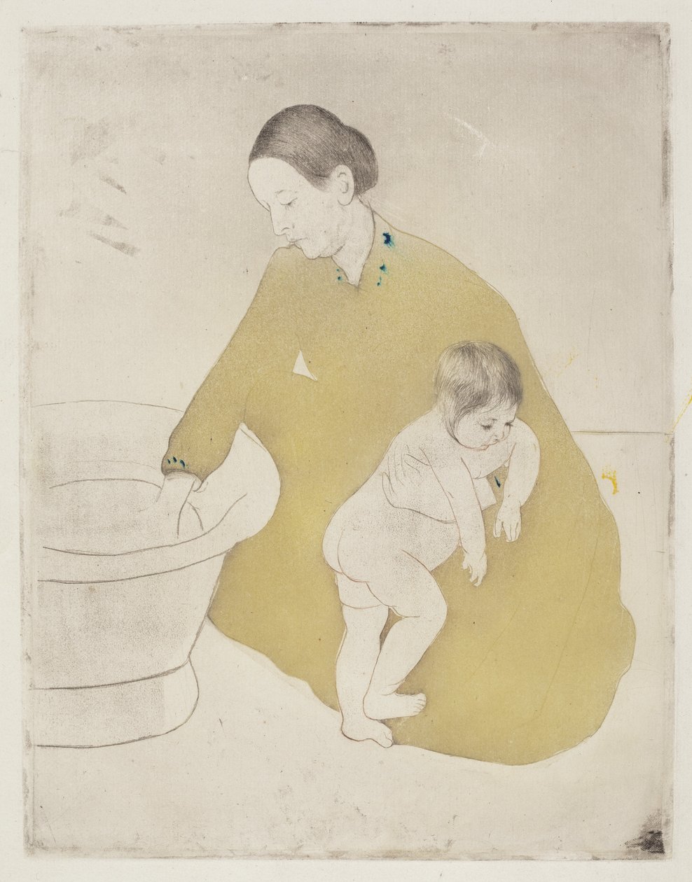El baño, 1890-1891 de Mary Cassatt