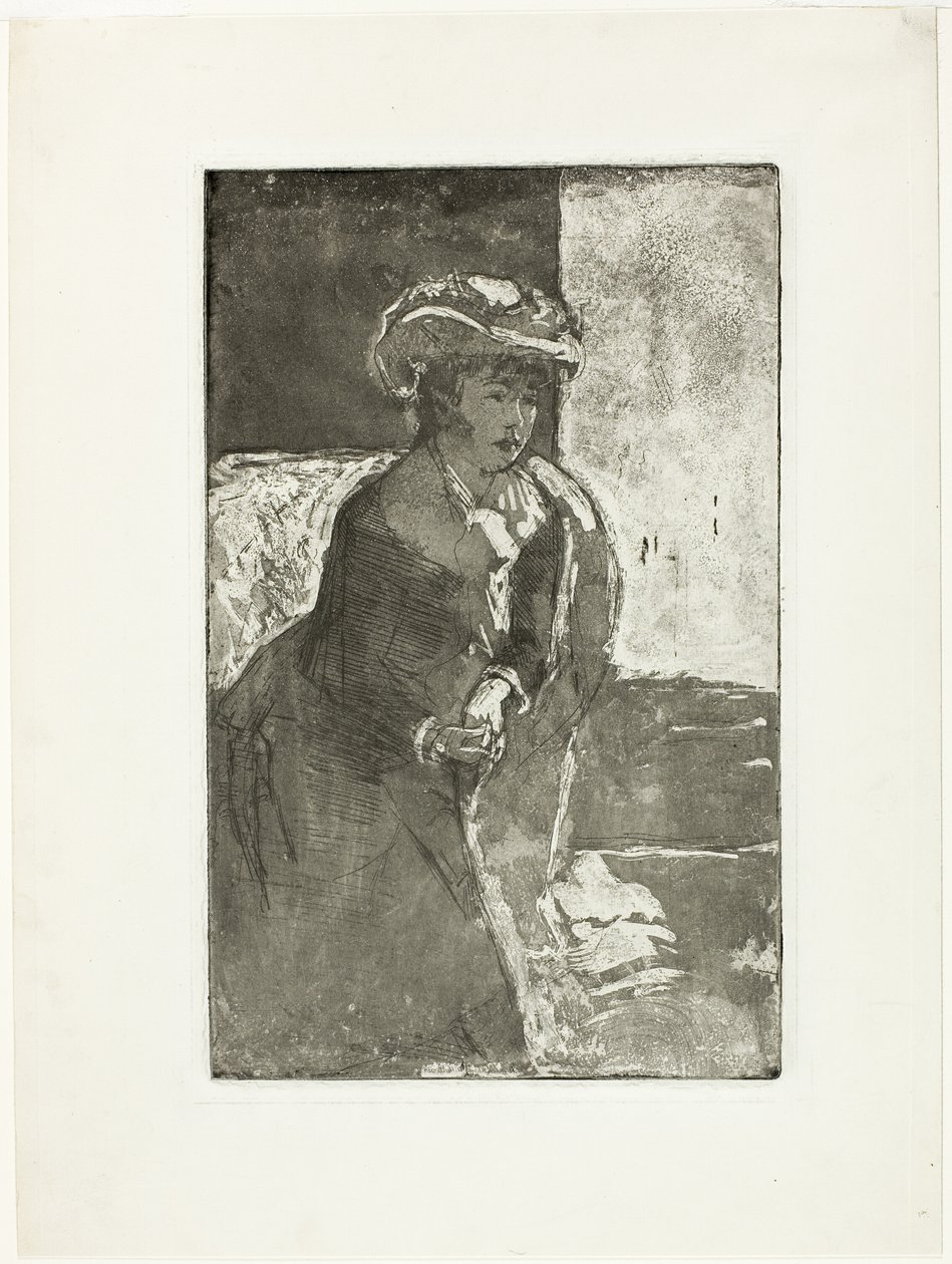 La esquina del sofá, No. 3 de Mary Cassatt