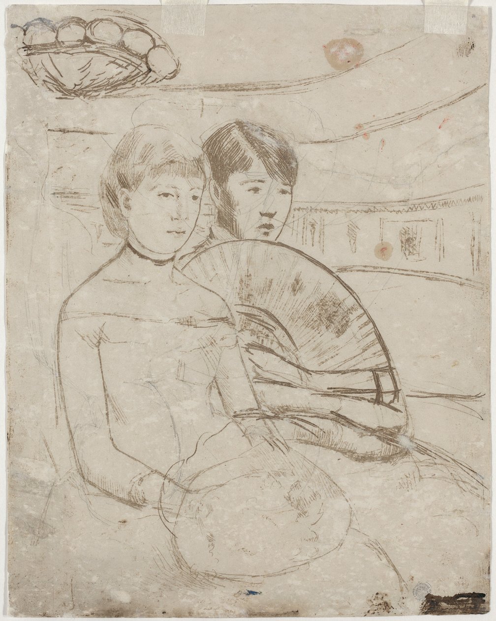 La Loge [verso] de Mary Cassatt