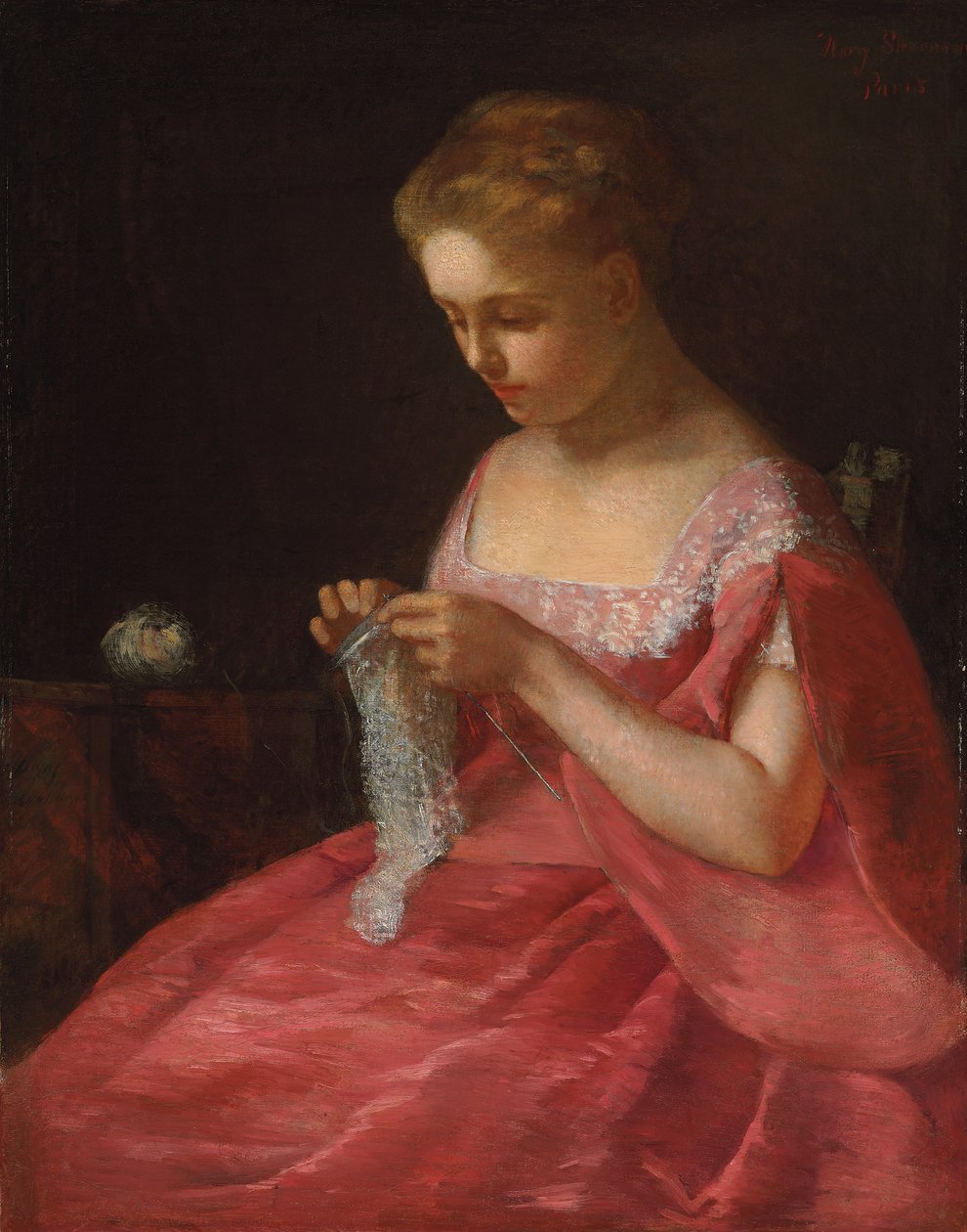 La joven novia, c.1866-67 de Mary Cassatt