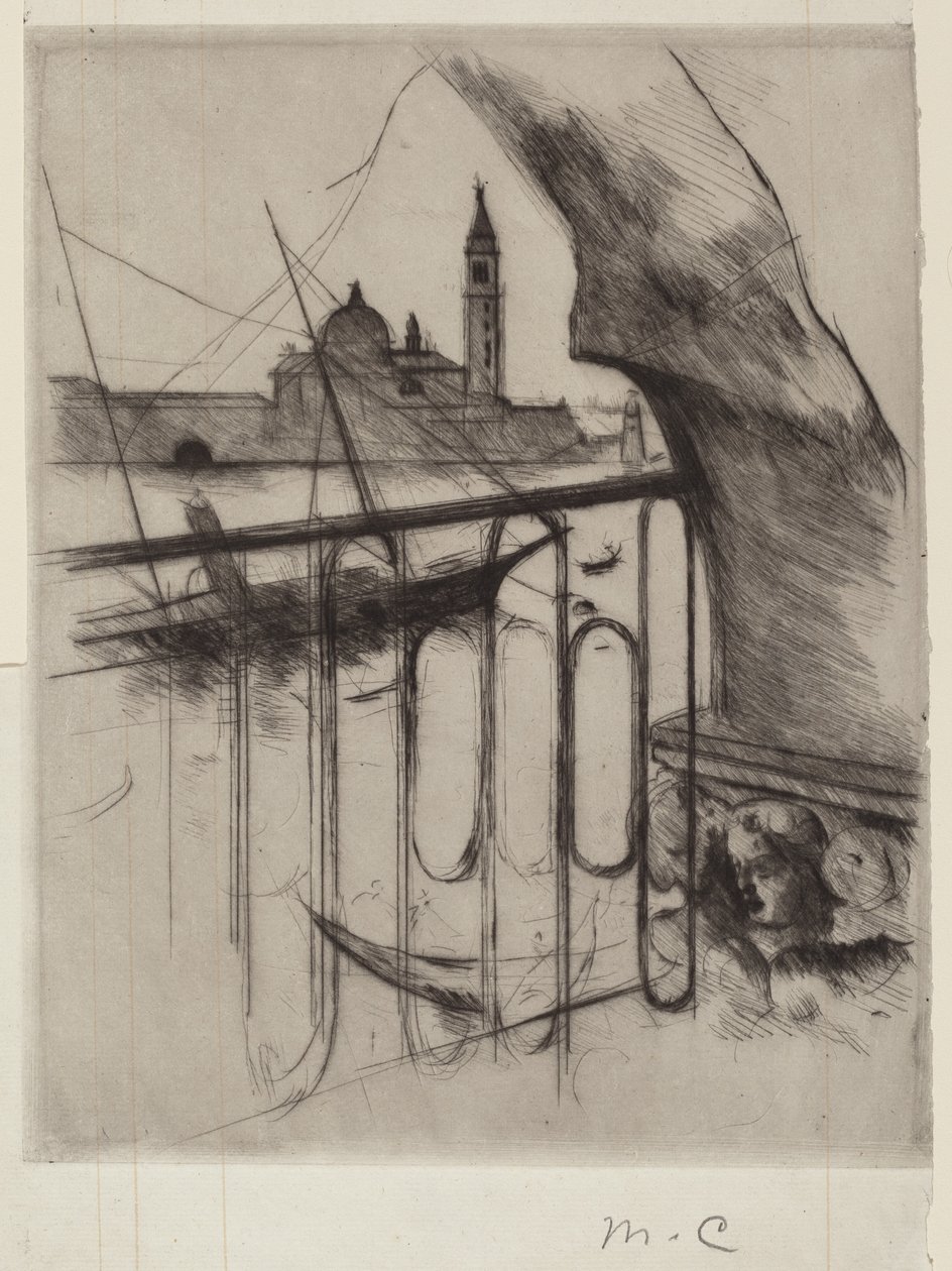 Vista de Venecia, 1887 de Mary Cassatt