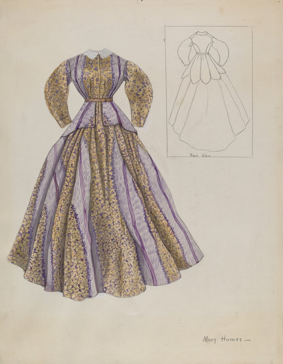 Traje de Mary E Humes