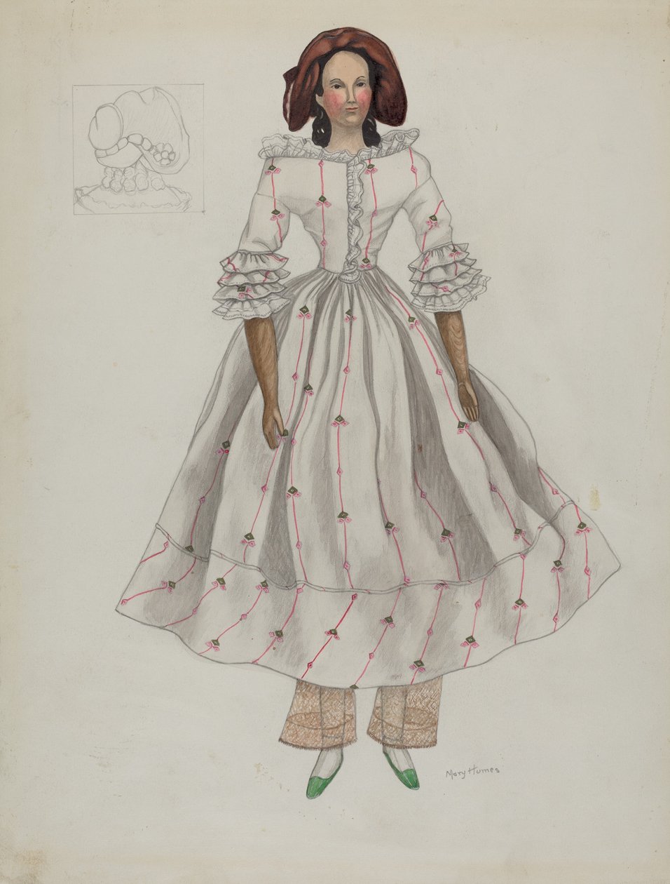 Muñeca, c. 1936 de Mary E Humes