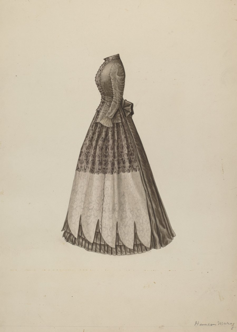 Vestido, 1935-1942 de Mary E Humes