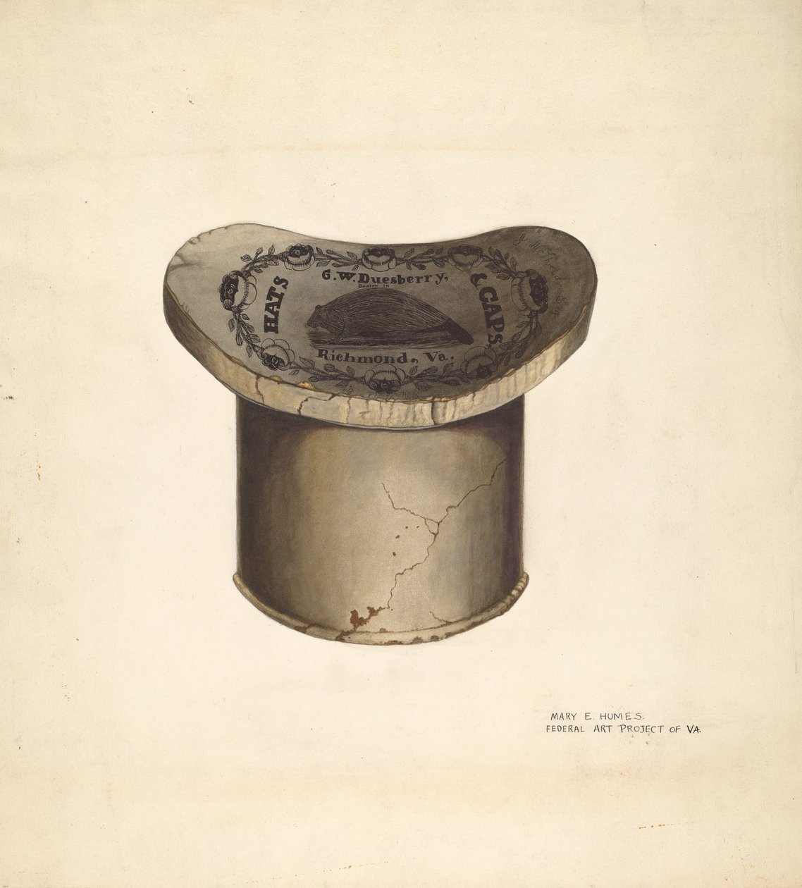 Caja de sombreros, c. 1939 de Mary E Humes
