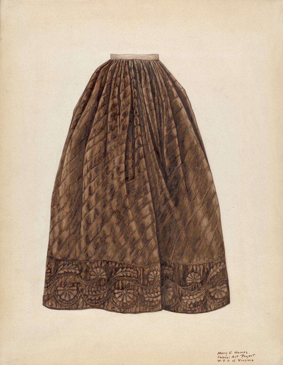 Enagua, c. 1938 de Mary E Humes