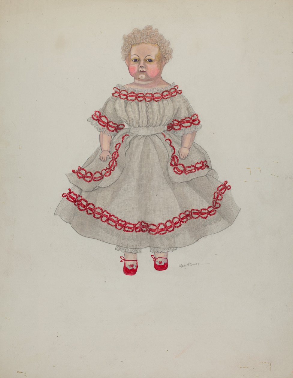 Muñeca de cera, c. 1936 de Mary E Humes