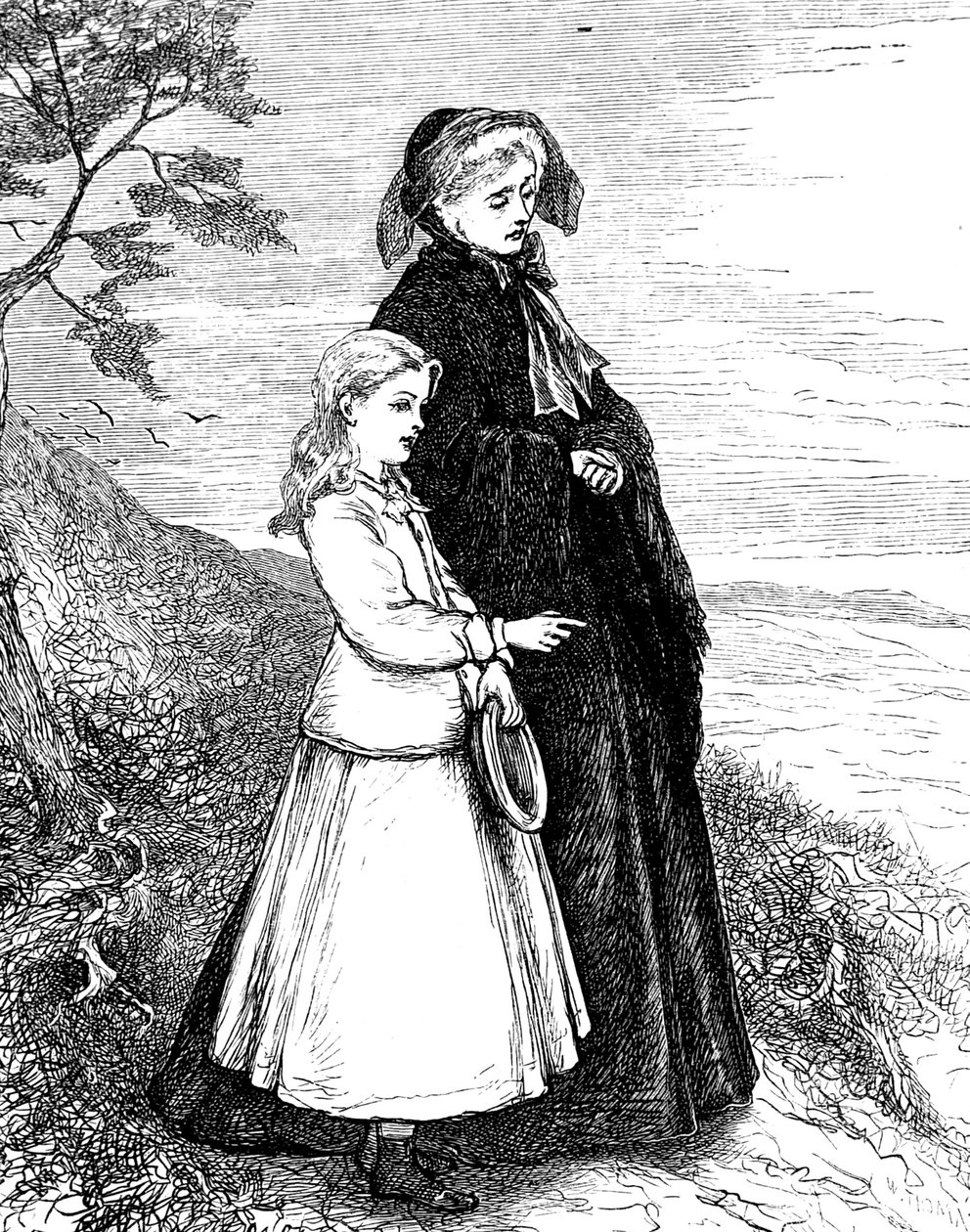 Una tía pasando tiempo de calidad con su sobrina de Mary Ellen Edwards