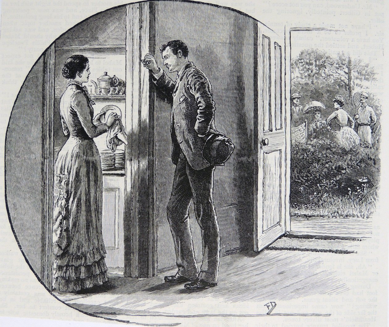 Ilustración de Ama de Casa de Mary Ellen Edwards