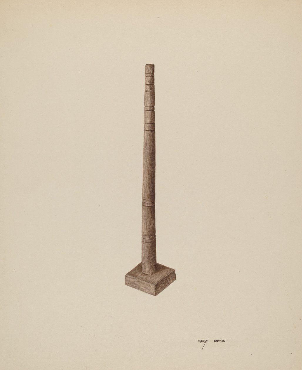 Candelabro, c. 1940 de Mary Hansen