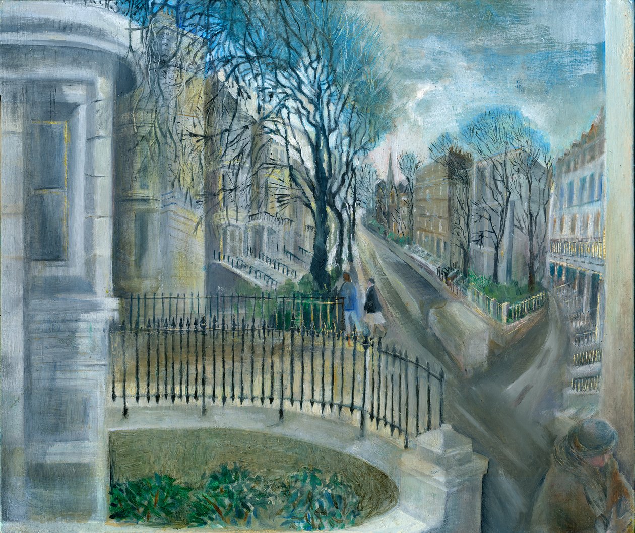 Ladbroke Grove en confinamiento: 6, hacia la Iglesia de San Juan, 2021 de Mary Kuper