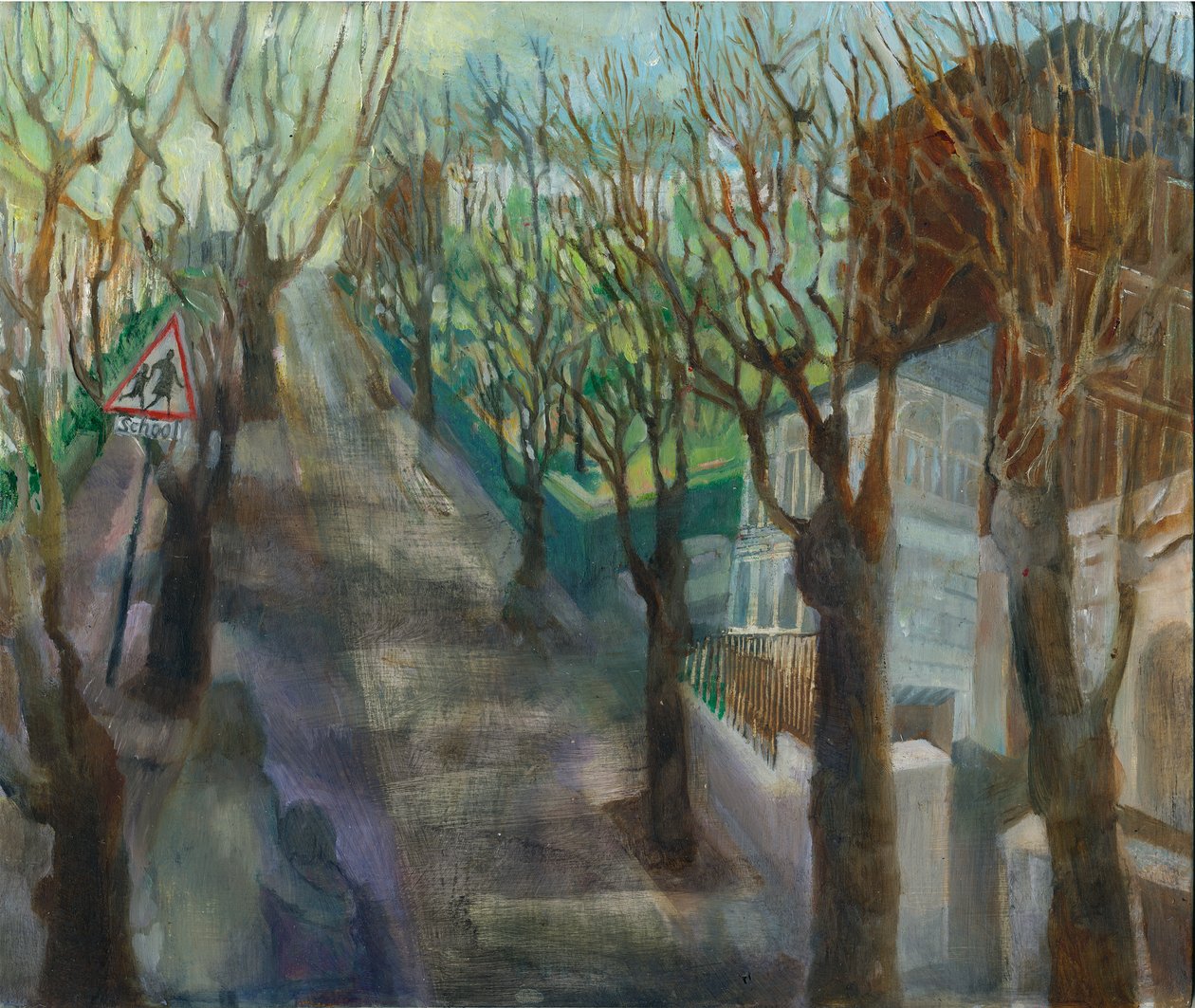 Ladbroke Grove en confinamiento: 7, hacia Ladbroke Square, 2021 de Mary Kuper