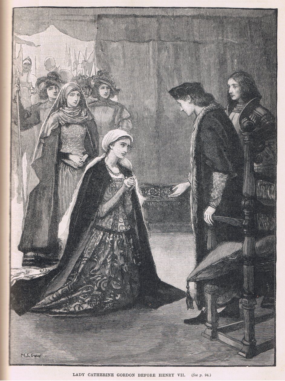 Lady Catherine Gordon ante Enrique VII 1497 de Mary L. Gow