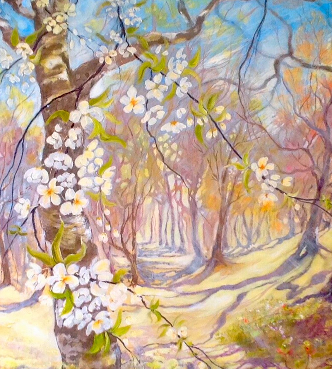 Grandes flores en primavera de Mary Smith
