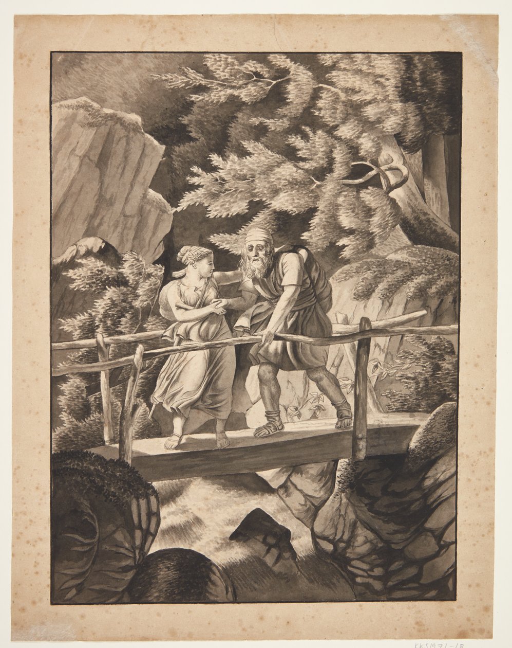 Motivo de Ossian (?) de Mary Sophie Clarck