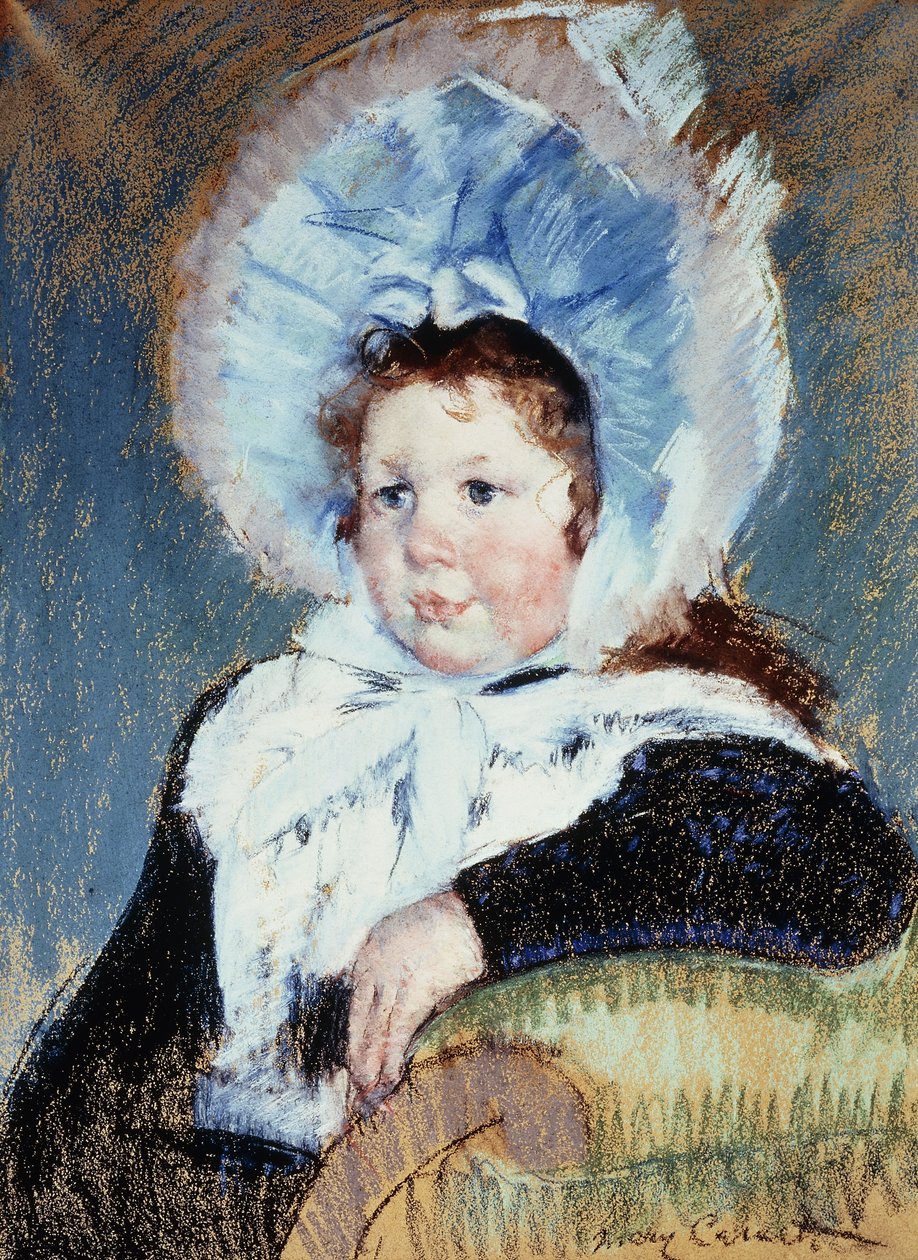 Dorothy con un Sombrero Muy Grande y un Abrigo Oscuro, c.1904 de Mary Cassatt