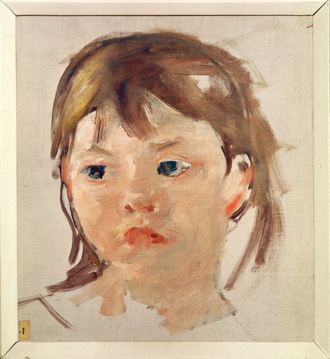 Cabeza de una joven de Mary Stevenson Cassatt