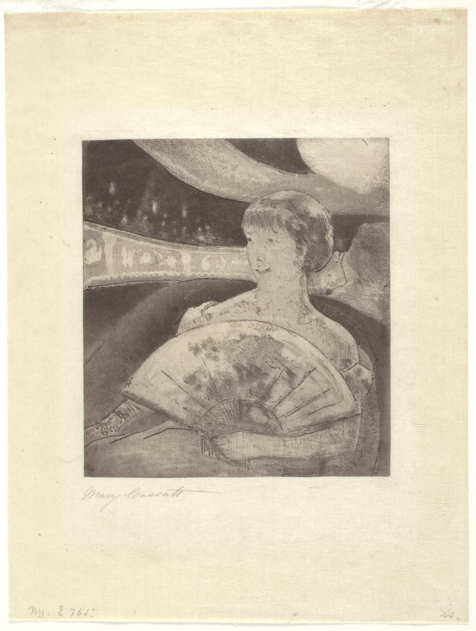 En el palco de la ópera de Mary Stevenson Cassatt