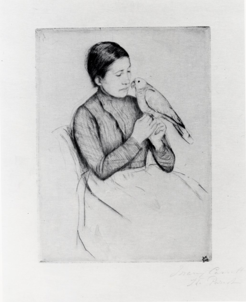 El Loro de Mary Stevenson Cassatt