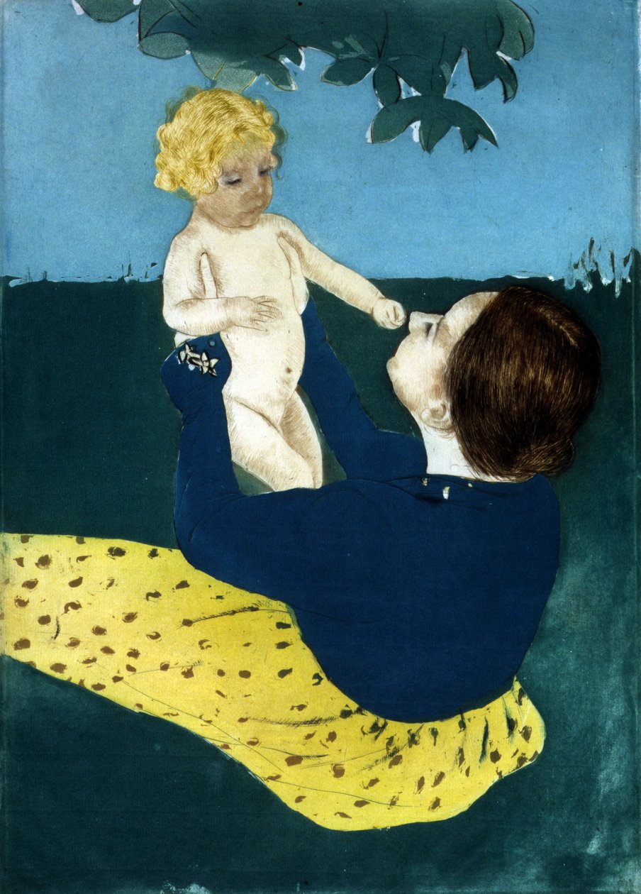 Bajo el castaño de Indias 1898 Mary Cassatt de Mary Stevenson Cassatt