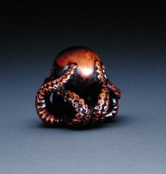 Netsuke que representa un pulpo, c.1760-70 de Masanao