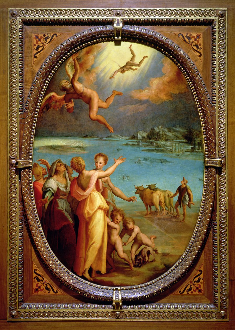 La Caída de Ícaro, 1572 de Maso da San Friano