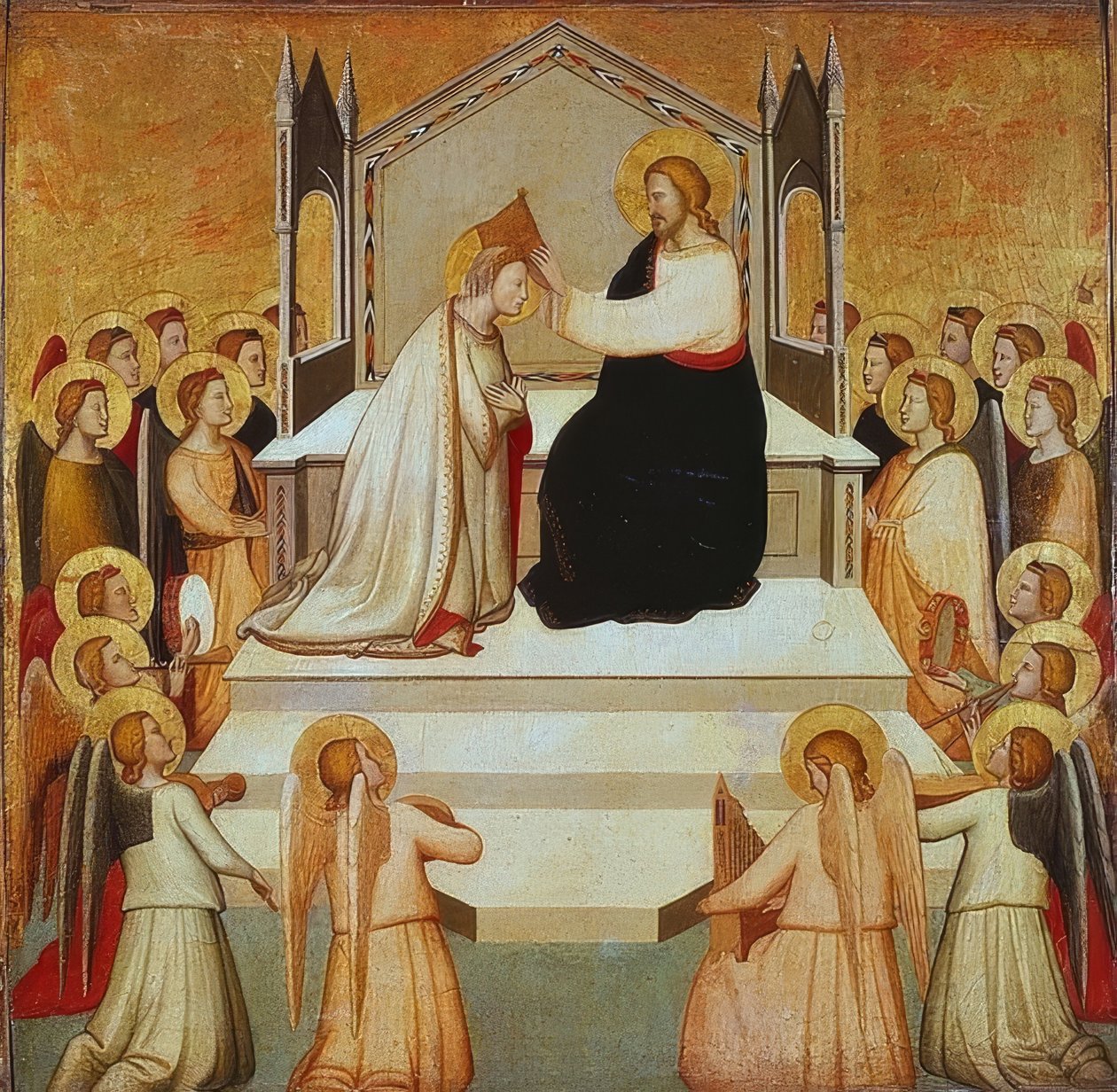 La coronación de María. 1335-40 de Maso di Banco